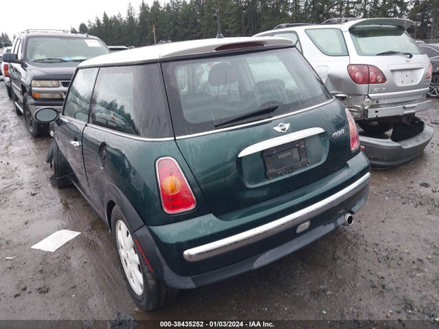 2003 MINI COOPER HARDTOP WMWRC33463TE19939 Photo 2