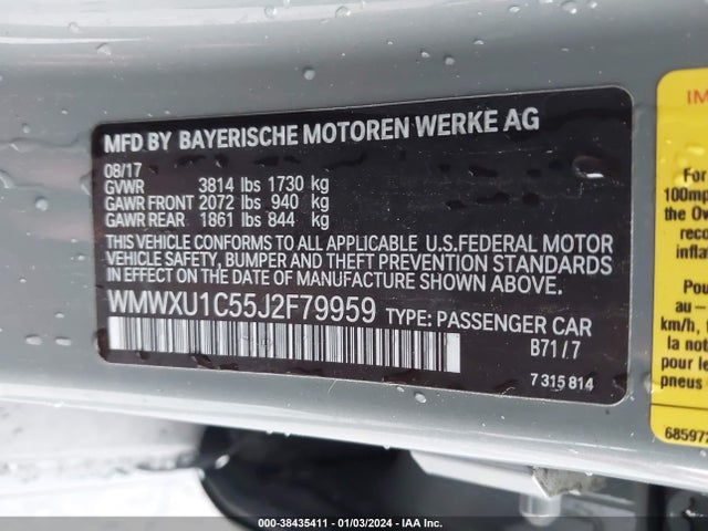 2018 MINI HARDTOP WMWXU1C55J2F79959 Photo 8