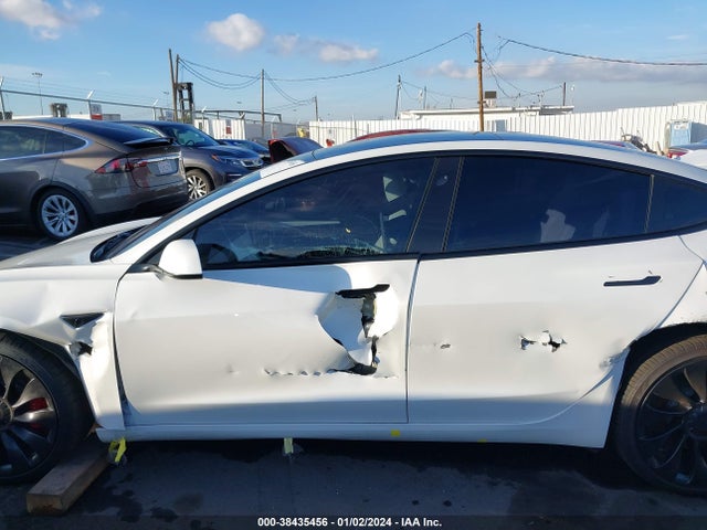 2022 TESLA MODEL 3 PERFORMANCE DUAL MOTOR ALL-WHEEL DRIVE VIN: 5YJ3E1EC2NF270010
