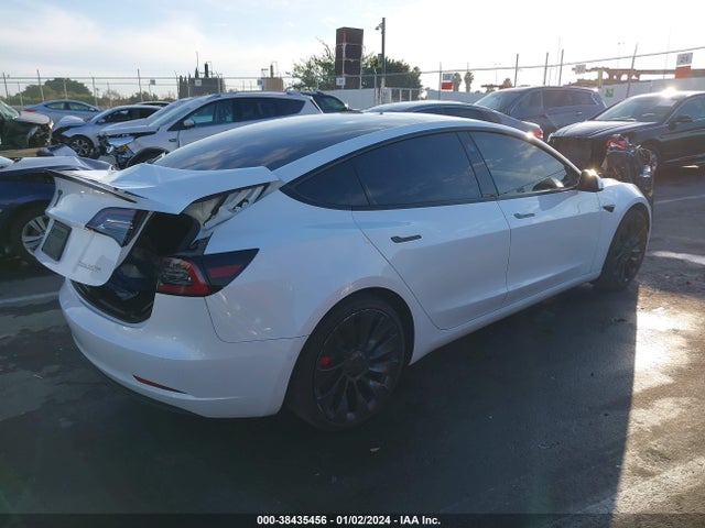 2022 TESLA MODEL 3 PERFORMANCE DUAL MOTOR ALL-WHEEL DRIVE VIN: 5YJ3E1EC2NF270010