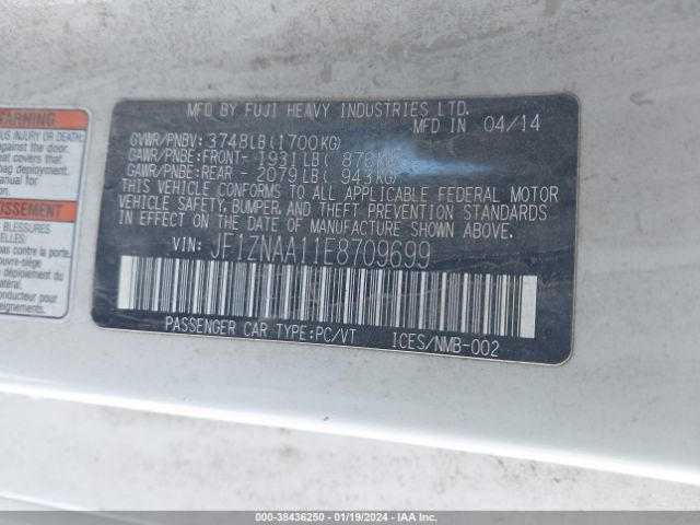 JF1ZNAA11E8709699 Scion FR-S