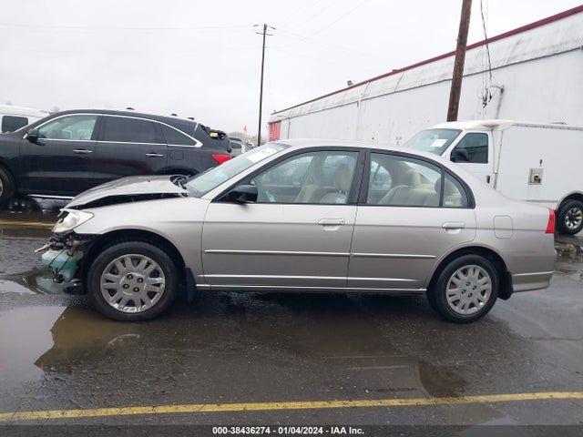 2005 HONDA CIVIC LX VIN: JHMES16555S000482
