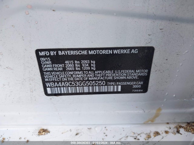 BMW 428i Gran Coupe 2016 WBA4A9C53GG505250 Image 9