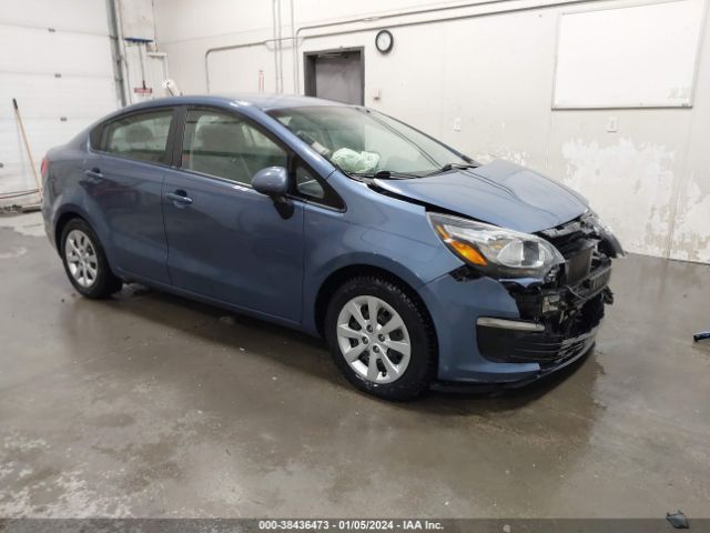 Auction sale of the 2016 Kia Rio Lx, vin: KNADM4A37G6695958, lot number: 38436473