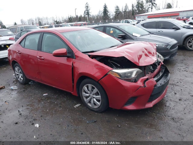 2014 TOYOTA COROLLA LE VIN: 2T1BURHE2EC083509