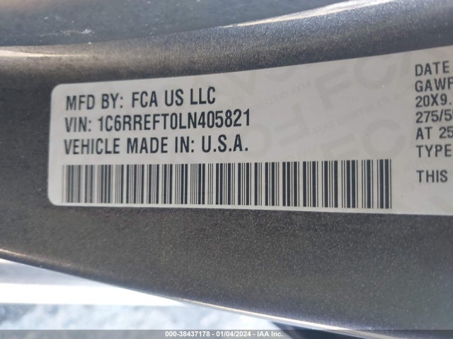 RAM 1500 Lone Star  4x2 5'7 Box 2020 1C6RREFT0LN405821 Image 9