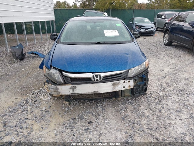 2012 HONDA CIVIC LX VIN: 19XFB2F53CE060434