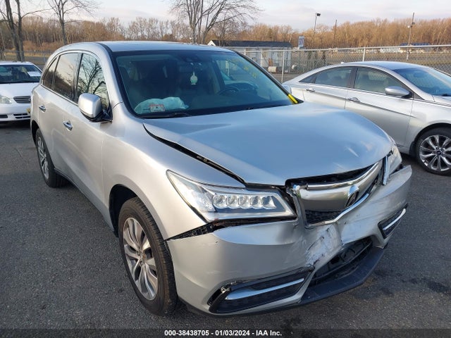 2014 ACURA MDX TECHNOLOGY PACKAGE VIN: 5FRYD4H4XEB018826