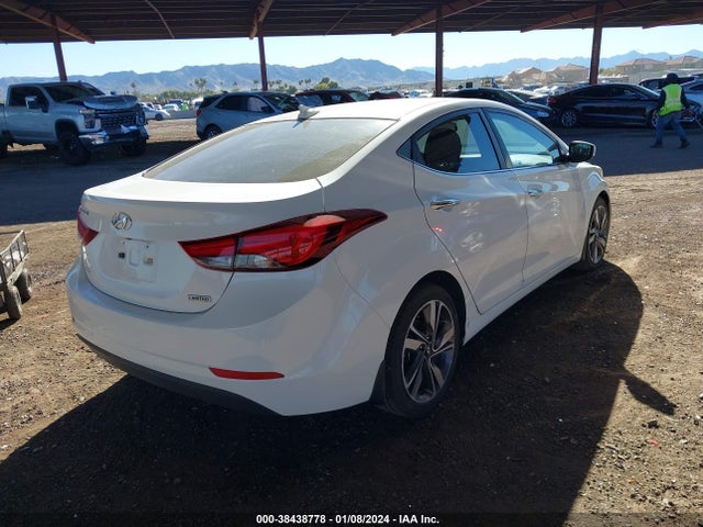 2014 HYUNDAI ELANTRA LIMITED VIN: 5NPDH4AEXEH468680
