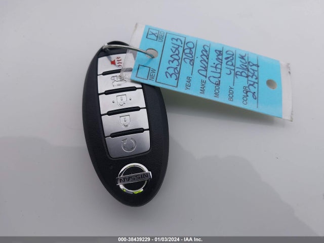2020 NISSAN ALTIMA SR INTELLIGENT AWD VIN: 1N4BL4CW8LC274398