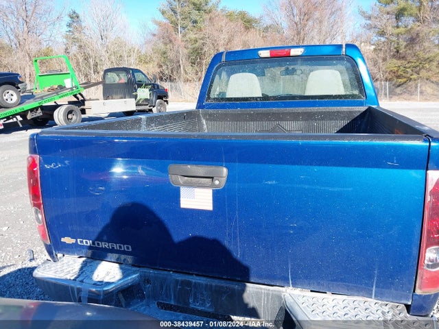 2006 CHEVROLET COLORADO WORK TRUCK VIN: 1GCCS148768260208