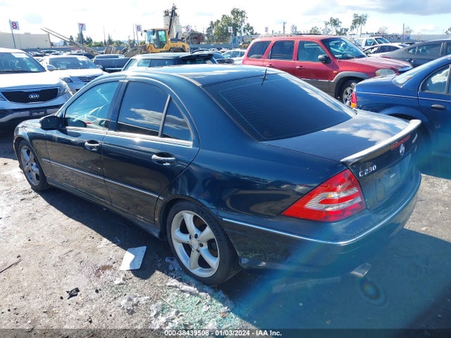 2005 MERCEDES-BENZ C 230 KOMPRESSOR SPORT VIN: WDBRF40J95F651345