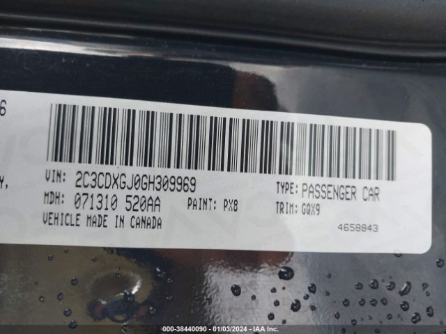 2C3CDXGJ0GH309969 Dodge Charger R/t Scat Pack
