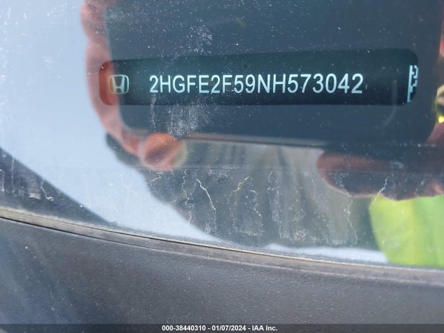 Honda Civic Sport 2022 2HGFE2F59NH573042 Image 9
