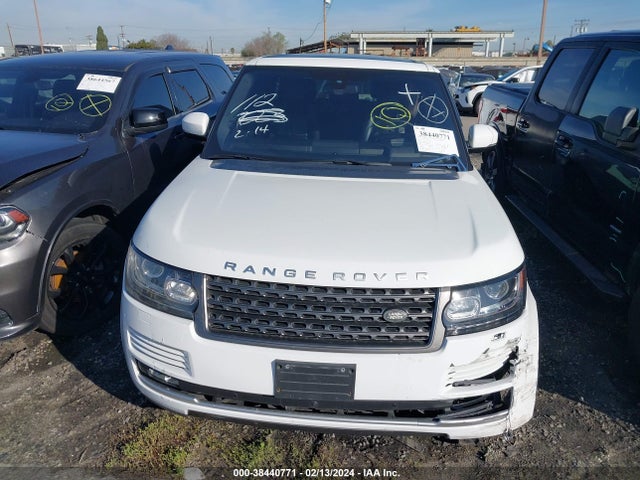 2016 LAND ROVER RANGE ROVER 3.0L V6 SUPERCHARGED VIN: SALGR2VF7GA256114