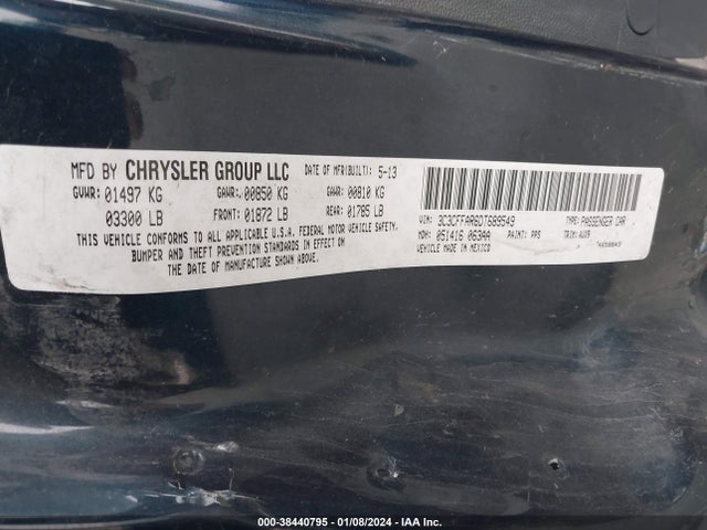 2013 FIAT 500 3C3CFFAR6DT689549 Photo 8