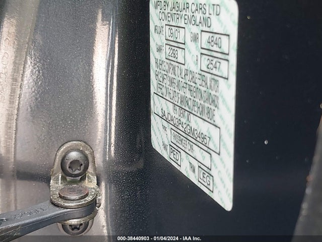 2002 JAGUAR S-TYPE SAJDA03P42GM34957 Photo 8