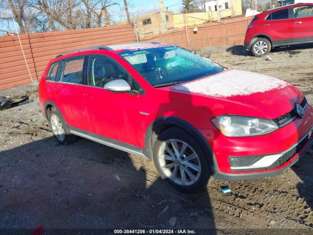 Aukcja sprzedaży 2017 Volkswagen Golf Alltrack Tsi S/tsi Se/tsi Sel, vin: 3VWH17AU0HM517119, numer aukcji: 38441206