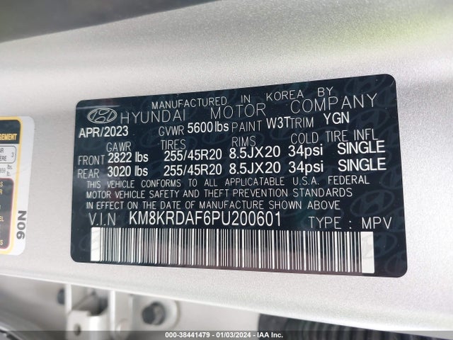 Hyundai Ioniq 5 Limited 2023 KM8KRDAF6PU200601 Image 9
