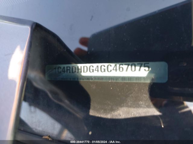 1C4RDHDG4GC467075 Dodge DURANGO LIMITED