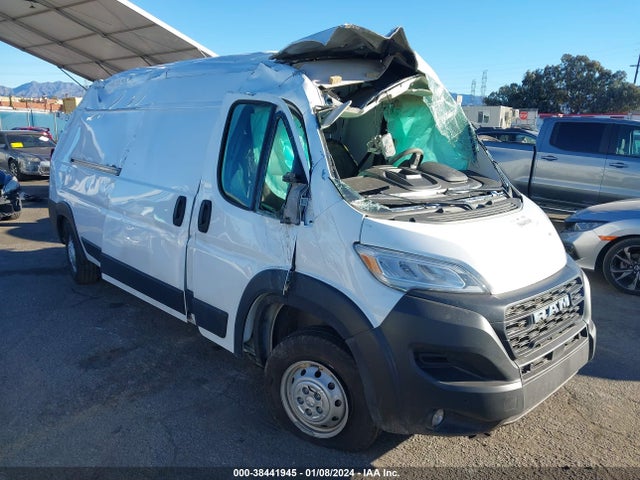 2023 RAM PROMASTER 2500 HIGH ROOF 159 WB VIN: 3C6LRVDG4PE542931