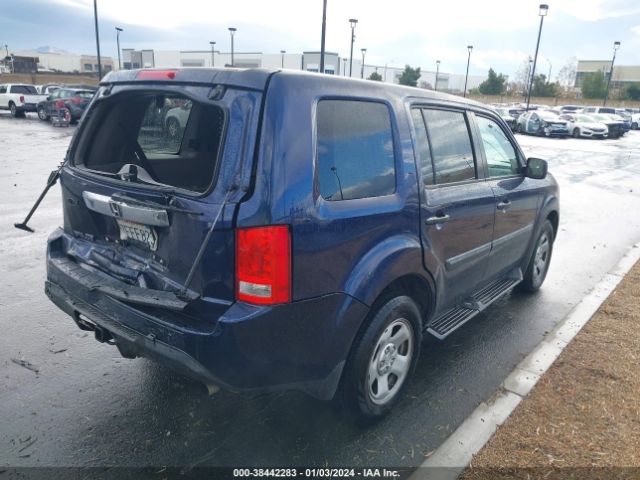 5FNYF3H26EB020108 Honda PILOT LX