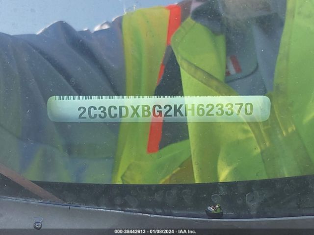 2C3CDXBG2KH623370 Dodge Charger Sxt Rwd