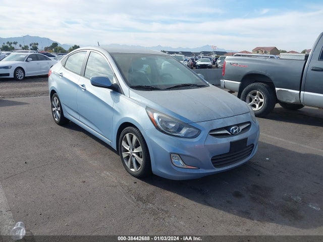 2012 HYUNDAI ACCENT GLS VIN: KMHCU4AE2CU061491