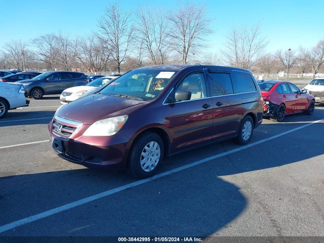 2007 HONDA ODYSSEY LX VIN: 5FNRL38287B052283