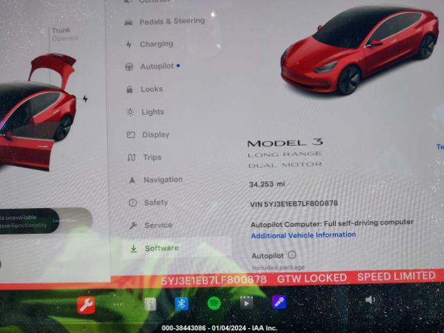 2020 TESLA MODEL 3 5YJ3E1EB7LF800878 Photo 6