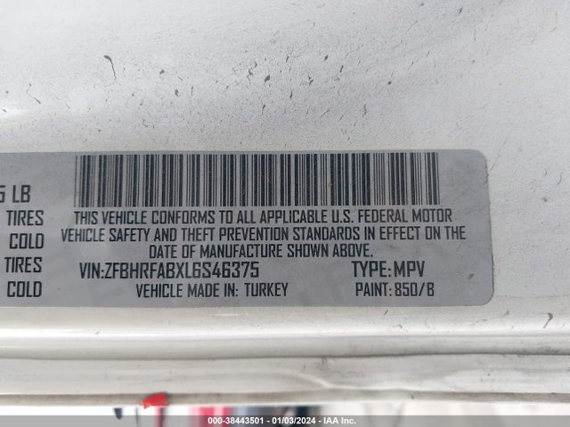 RAM Promaster City Tradesman 2020 ZFBHRFABXL6S46375 Image 9