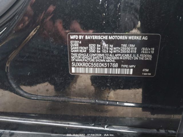 5UXKR0C55E0K51768 BMW X5 Xdrive35i