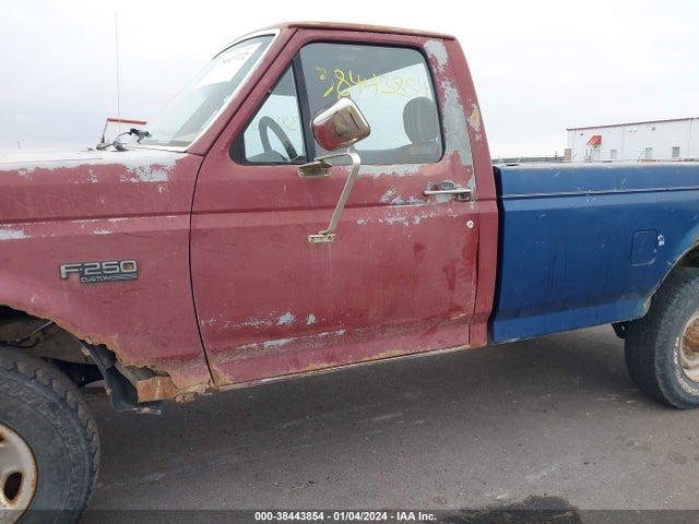 1992 FORD F250 VIN: 2FTHF26M3NCA06544