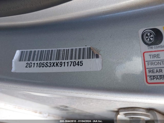 Chevrolet Impala Premier 2019 2G1105S3XK9117045 Image 9