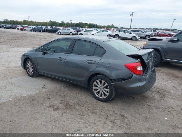 2012 HONDA CIVIC EX VIN: 2HGFB2F89CH540915