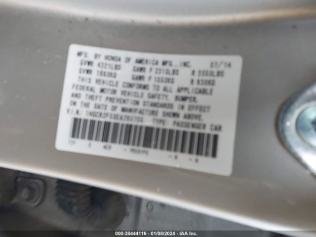 1HGCR2F5XEA290705 Honda Accord Sport
