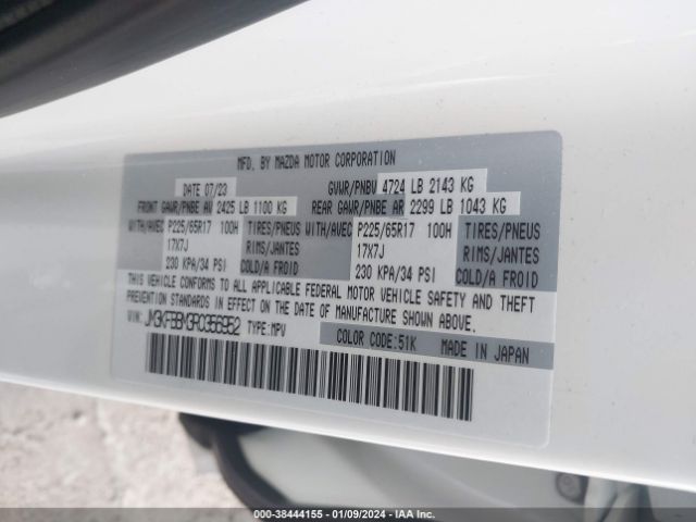 JM3KFBBM3R0356952 Mazda Cx-5 2.5 S Select