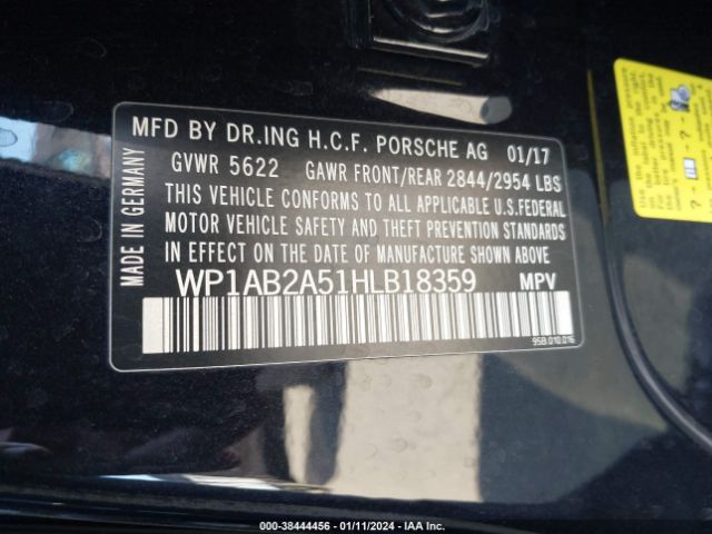 WP1AB2A51HLB18359 Porsche MACAN S