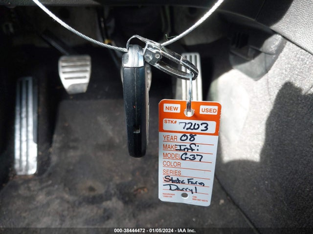 2008 INFINITI G37 SPORT VIN: JNKCV64E88M104388