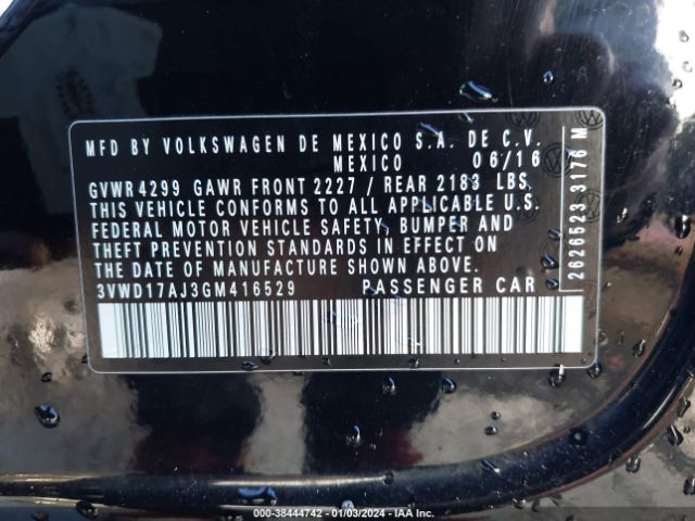 3VWD17AJ3GM416529 Volkswagen Jetta 1.8t Sport