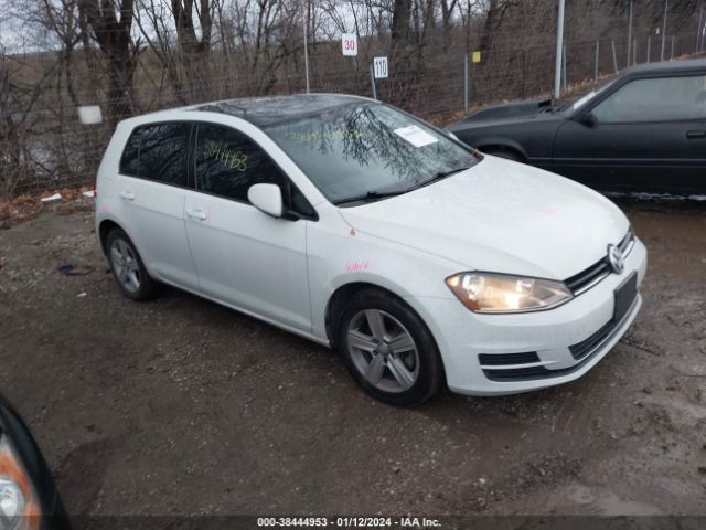 Продаж на аукціоні авто 2017 Volkswagen Golf Tsi S 4-door/tsi Se 4-door/tsi Sel 4-door/tsi Wolfsburg Edition 4-door, vin: 3VW217AU2HM033104, номер лоту: 38444953