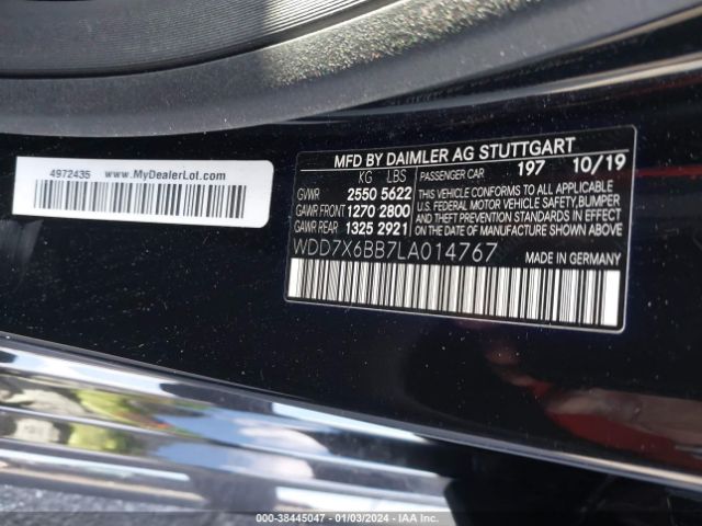 2020 MERCEDES-BENZ AMG GT 53 4-DOOR COUPE WDD7X6BB7LA014767 Photo 8