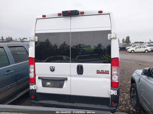 2021 RAM PROMASTER 2500 HIGH ROOF 159 WB VIN: 3C6LRVDG1ME554398