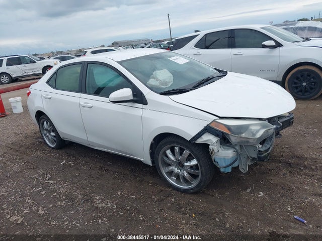2016 TOYOTA COROLLA L VIN: 5YFBURHEXGP384094