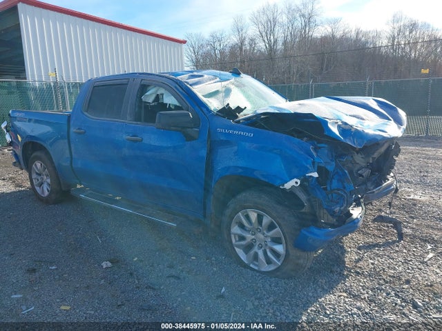 2023 CHEVROLET SILVERADO 1500 4WD SHORT BED CUSTOM VIN: 1GCPDBEK6PZ109836