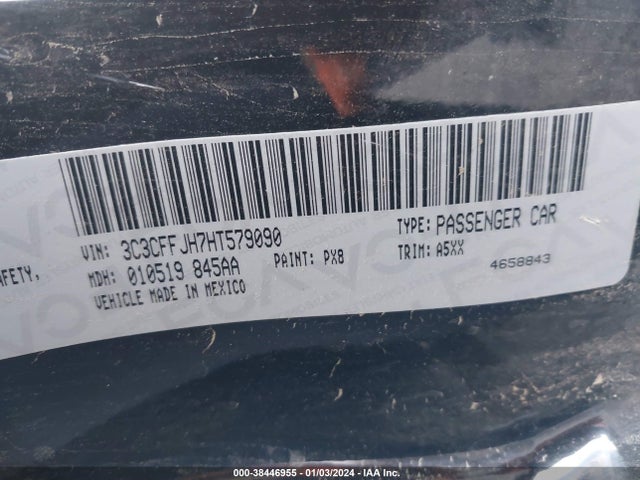 2017 FIAT 500C 3C3CFFJH7HT579090 Photo 8