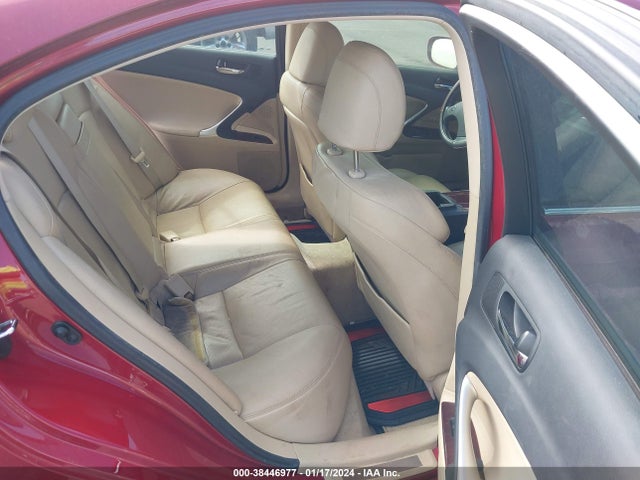 2007 LEXUS IS 250 VIN: JTHBK262872048785