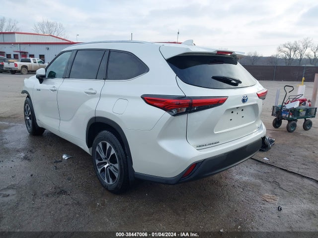 Toyota Highlander Hybrid Xle 2021 5TDGBRCH2MS529225 Image 3