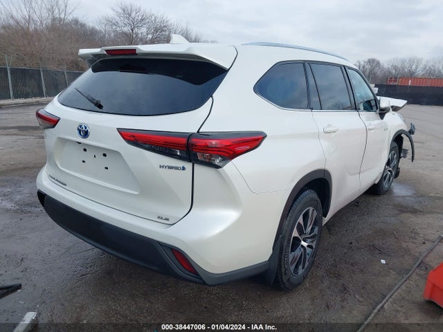 Toyota Highlander Hybrid Xle 2021 5TDGBRCH2MS529225 Image 4