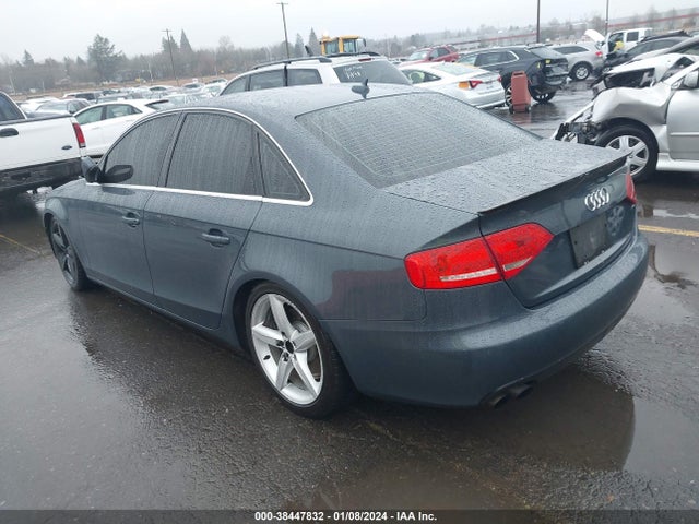 2010 AUDI A4 2.0T PREMIUM VIN: WAUFFAFL3AN030045